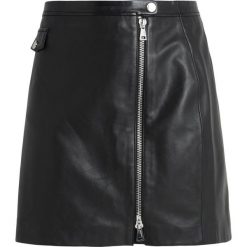 Oakwood CRUSTY Spódnica mini black. Czarne minispódniczki marki Oakwood, z materiału. Za 749,00 zł.