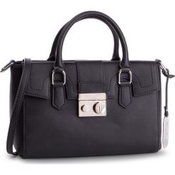 Torebka TRUSSARDI JEANS - With Love City Tote 75B00709 K299. Czarne torebki klasyczne damskie Trussardi Jeans, bez wzorów, z jeansu, klasyczne, bez dodatków. W wyprzedaży za 379,00 zł.