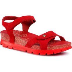 Sandały PANAMA JACK - Sulia Basic B9 Red. Czerwone klapki damskie Panama Jack, bez wzorów, ze skóry, bez obcasa. W wyprzedaży za 349,00 zł.