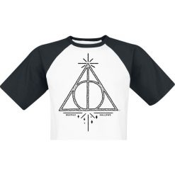 T-shirty męskie: Harry Potter Deathly Hallows T-Shirt biały/czarny