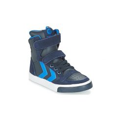 Buty Dziecko Hummel SLIMMER STADIL HIGH JR. Niebieskie trampki chłopięce Hummel. Za 202,30 zł.