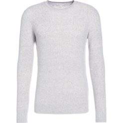 Club Monaco DONEGAL Sweter oatmeal. Brązowe swetry klasyczne męskie marki Club Monaco, m, z jedwabiu. W wyprzedaży za 365,40 zł.