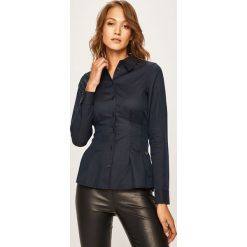 G-Star Raw - Koszula. Niebieskie koszule damskie G-Star RAW, na co dzień, s, bez wzorów, z bawełny, klasyczne, z klasycznym kołnierzykiem, z długim rękawem. W wyprzedaży za 299,90 zł.