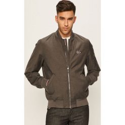 Tommy Hilfiger Tailored - Kurtka bomber x Mercedes. Szare płaszcze męskie Tommy Hilfiger Tailored, s, bez wzorów, z poliesteru, krótkie, bez kaptura. Za 1299,00 zł.