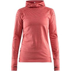 Craft Bluza Damska Core 2.0 Hood Pomarańczowa L. Pomarańczowe bluzy sportowe damskie Craft, l, bez wzorów, bez rękawów, bez kaptura. Za 219,00 zł.