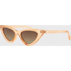 Kazar Studio - Okulary przeciwsłoneczne. Pomarańczowe okulary przeciwsłoneczne damskie Kazar Studio. W wyprzedaży za 139,90 zł.