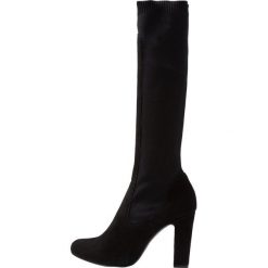 Unisa PEDREO Kozaki na obcasie black. Czarne buty zimowe damskie marki Unisa, z materiału, na obcasie. Za 629,00 zł.