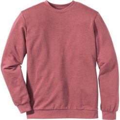 Bluza bonprix jeżynowy. Fioletowe bluzy męskie bonprix, s, bez wzorów, z dzianiny, z okrągłym kołnierzem, bez rękawów, bez kaptura. Za 44,99 zł.