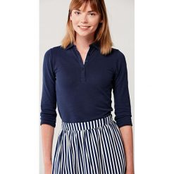 Koszulka Polo granatowa – rękaw 3/4 XL niebieski. Niebieskie koszulki damskie polo s, z bawełny. Za 197,00 zł.