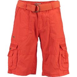 Bermudy "Perou" w kolorze pomarańczowym. Pomarańczowe spodenki i szorty męskie Geographical Norway Men, m, w paski, z bawełny. W wyprzedaży za 135,95 zł.