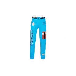 Spodnie treningowe Geographical Norway MYER. Niebieskie spodnie męskie marki Geographical Norway, s, bez wzorów. Za 129,00 zł.