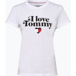 Tommy Jeans - T-shirt damski, czarny. Czarne t-shirty damskie marki Tommy Jeans, s, bez wzorów, z jeansu, bez kołnierzyka. Za 159,95 zł.