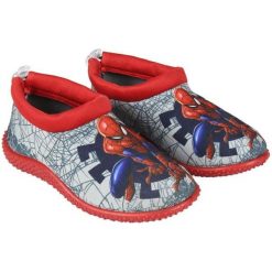 Disney Chłopięce Buty Do Wody Spiderman 23 Szare/Czerwone. Szare buty chłopięce sportowe Disney, bez zapięcia. Za 50,00 zł.