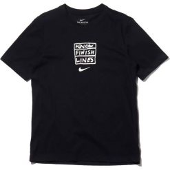 Koszulka do biegania męska NIKE DRY FINISH LINES / AO0629-010. Koszulki męskie Nike, m, bez wzorów, bez kołnierzyka, bez rękawów, do biegania. Za 119,99 zł.