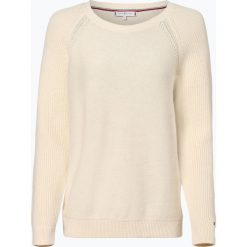 Tommy Hilfiger - Sweter damski – Valena, beżowy. Brązowe swetry klasyczne damskie TOMMY HILFIGER, s, z dzianiny. Za 299,95 zł.