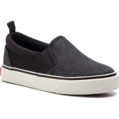 Tenisówki ACTION BOY - CP40-0712-01(III)CH Black. Czarne trampki chłopięce marki Action Boy, bez wzorów, z materiału, bez zapięcia. Za 49,99 zł.