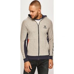 Hummel - Bluza. Szare bluzy męskie Hummel, m, z nadrukiem, z elastanu, z kapturem, bez rękawów, z kapturem. W wyprzedaży za 199,90 zł.
