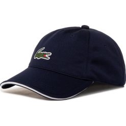Czapka z daszkiem LACOSTE - RK5400 Bleu Marine 166/Blanc 001. Niebieskie czapki męskie Lacoste, bez wzorów, z bawełny, marine. Za 239,00 zł.