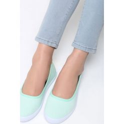 Miętowe Balerinki Got Me Rocking. Zielone baleriny damskie Born2be, bez wzorów, bez obcasa, na płaskiej podeszwie. Za 34,99 zł.
