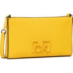 Torebka CALVIN KLEIN - Ck Signature Ew Crossbody K60K606504 ZA2. Żółte listonoszki damskie Calvin Klein, bez wzorów, ze skóry ekologicznej, bez dodatków. W wyprzedaży za 309,00 zł.