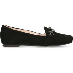 Mokasyny LADY. Czarne mokasyny damskie marki Gino Rossi, ze skóry, eleganckie, na obcasie. Za 249,90 zł.