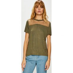 Only - Top. Zielone bluzki damskie ONLY, s, bez wzorów, z poliesteru, casualowe, z okrągłym kołnierzem. W wyprzedaży za 49,90 zł.
