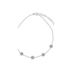 Naszyjniki damskie: Srebrny naszyjnik choker koła 925