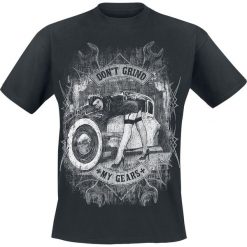King Kerosin Don't Grind T-Shirt czarny. Czarne koszulki męskie King Kerosin, l, z nadrukiem, z bawełny, z okrągłym kołnierzem. Za 99,90 zł.