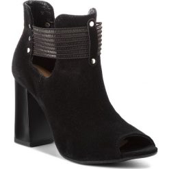 Botki SERGIO BARDI - Escalaplano SS127311918JR 201. Czarne buty zimowe damskie marki Sergio Bardi, ze skóry, na obcasie. W wyprzedaży za 199,00 zł.
