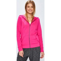Adidas Performance - Bluza. Różowe bluzy rozpinane damskie adidas Performance, l, z nadrukiem, z bawełny, z kapturem. W wyprzedaży za 199,90 zł.