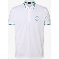 BOSS Athleisure - Męska koszulka polo – Paddy 1, biały. Białe koszulki męskie BOSS Athleisure, xl, bez wzorów, polo, bez rękawów. Za 395,95 zł.