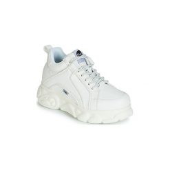 Buty Buffalo 1630121. Białe trampki i tenisówki damskie marki Buffalo, bez wzorów, bez zapięcia. Za 439,00 zł.