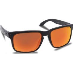 Okulary przeciwsłoneczne OAKLEY - Holbrook OO9102-E255 Matte Black/Prizm Ruby. Czarne okulary przeciwsłoneczne męskie marki Oakley, z tworzywa sztucznego. W wyprzedaży za 479,00 zł.