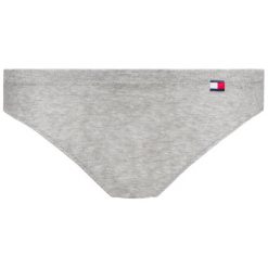 Figi klasyczne TOMMY HILFIGER UW0UW01865. Szare figi damskie TOMMY HILFIGER, s, bez wzorów, z elastanu. W wyprzedaży za 69,00 zł.