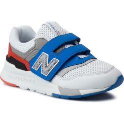 Sneakersy NEW BALANCE - PZ997HZJ Biały Kolorowy. Białe trampki chłopięce New Balance, na rzepy. Za 269,00 zł.