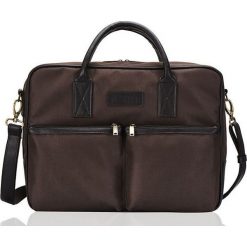 Torba Solier Torba na ramię na laptopa Cidro brązowa. Pomarańczowe torby na laptopa Solier, bez wzorów. Za 222,49 zł.