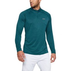 Bluzy męskie: Under Armour Bluza męska Tech 1/4 Zip zielona r. XL (1242220-716)