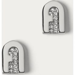 Furla - Kolczyki New Crystal. Szare kolczyki damskie Furla, metalowe. Za 289,90 zł.