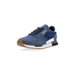Buty Napapijri NA4DWF VIRTUS. Niebieskie trampki męskie Napapijri, bez wzorów, bez zapięcia. Za 377,72 zł.