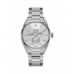 ZEGAREK TAG HEUER CARRERA WAR5011.BA0723. Szare zegarki męskie TAG HEUER, ze stali. Za 17120,00 zł.