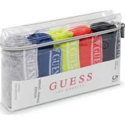Zestaw 5 par niskich skarpet męskich GUESS - U94G17 ZZ02T r. OS PE27. Szare skarpetki męskie Guess, z aplikacjami, z elastanu. W wyprzedaży za 99,00 zł.