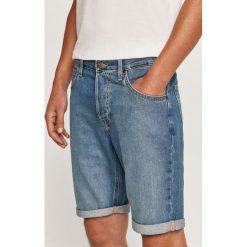 Lee - Szorty jeansowe. Niebieskie spodenki i szorty męskie Lee, l, bez wzorów, z bawełny, casualowe. Za 219,90 zł.