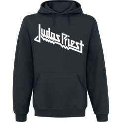 Bluzy męskie: Judas Priest Classic Logo Bluza z kapturem czarny
