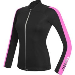 T-shirty damskie: RH+ Koszulka damska Spirit czarno różowa r. L (ECD0260)