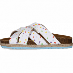 PAEZ klapki damskie Sandal Cross Aquarela 41 biały. Białe klapki damskie Paez, w paski, z bawełny, bez obcasa. Za 269,00 zł.