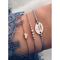 Bransoletki na rękę zestaw b343. Bransoletki damskie Fanaberia.com. Za 24,90 zł.