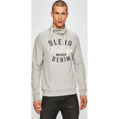 Blend - Bluza. Szare bluzy męskie Blend, s, z nadrukiem, z bawełny, z kapturem. W wyprzedaży za 49,90 zł.