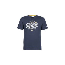 T-shirty z krótkim rękawem Columbia LEATHAN TRAIL TEE. Niebieskie t-shirty męskie marki Columbia, s, bez wzorów, bez kołnierzyka, krótkie. Za 109,00 zł.