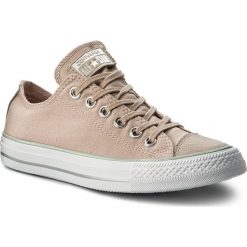 Tenisówki CONVERSE - Ctas Ox 559889C Particle Beige/Silver/White. Różowe trampki i tenisówki damskie marki Converse, z gumy, na płaskiej podeszwie. W wyprzedaży za 219,00 zł.