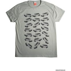 Koszulka MALUCHY FIATY 126 ZINC tshirt. Szare koszulki męskie Pakamera, m, z nadrukiem. Za 77,00 zł.